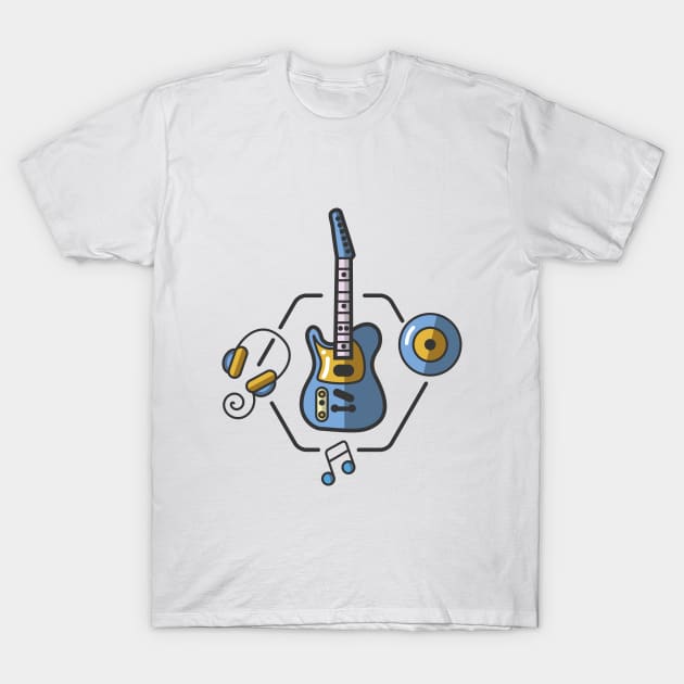 music symbol T-Shirt by JaLand